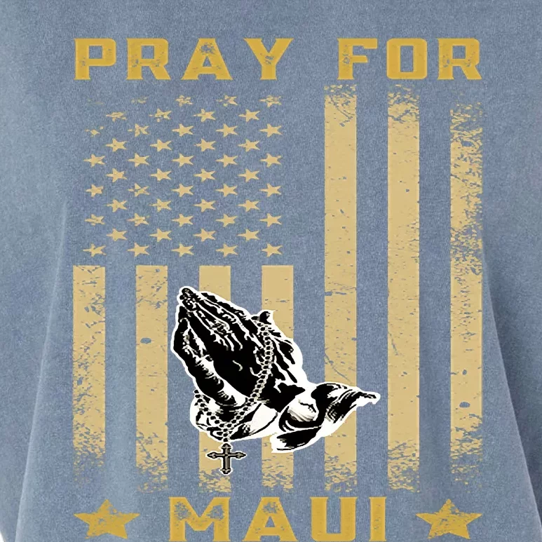 Pray For Maui Hawaii Strong We Stay With Maui Garment-Dyed Women's Muscle Tee