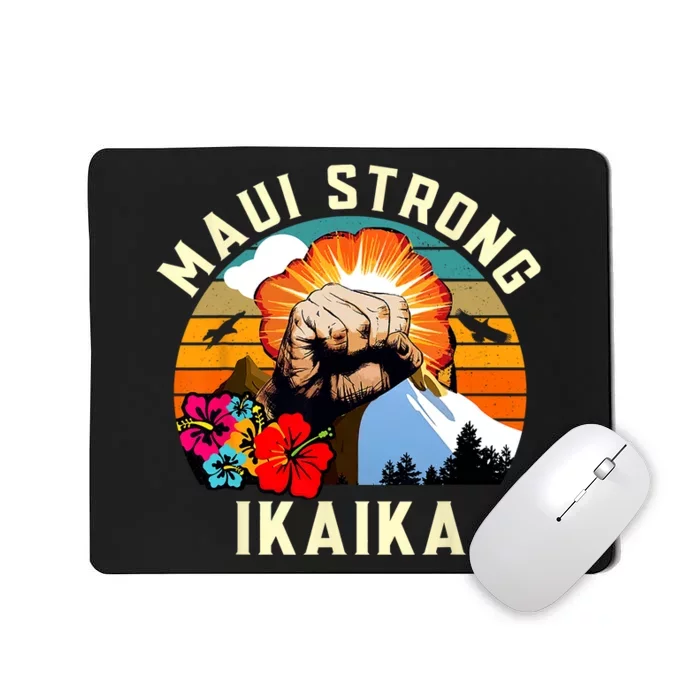 Pray For Maui Hawaii Strong Tee Apparel Matching Family Mousepad