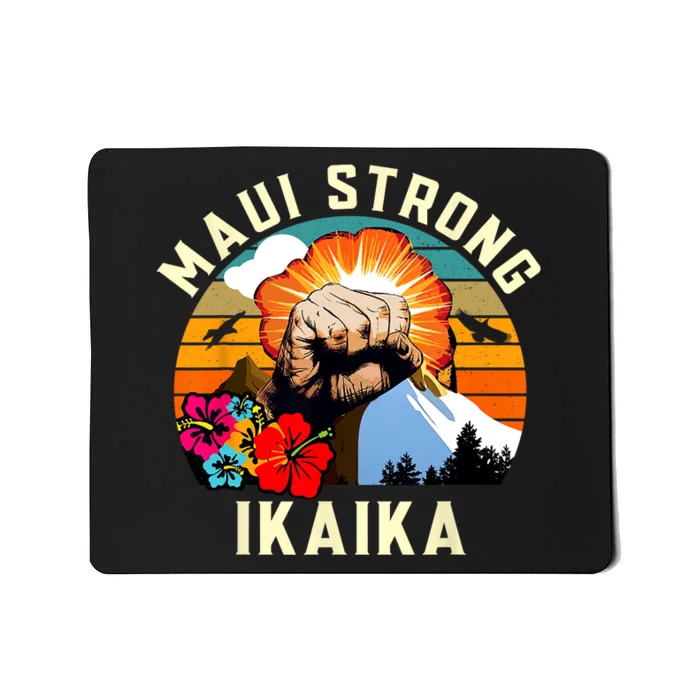 Pray For Maui Hawaii Strong Tee Apparel Matching Family Mousepad