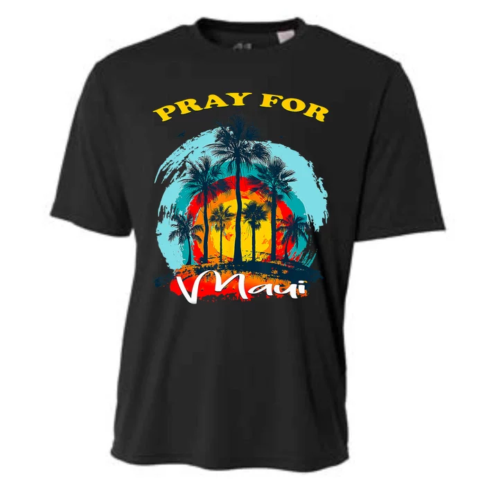 Pray For Maui Hawaii Strong Cooling Performance Crew T-Shirt