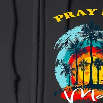 Pray For Maui Hawaii Strong Full Zip Hoodie