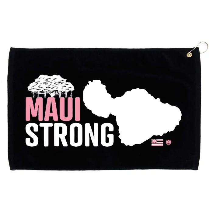 Pray For Maui Hawaii Strong Lahaina Strong Grommeted Golf Towel