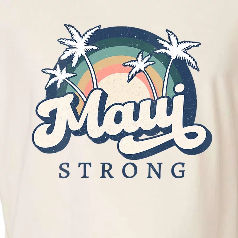 Pray For Maui Hawaii Strong Support Hawaii Garment-Dyed Women's Muscle Tee