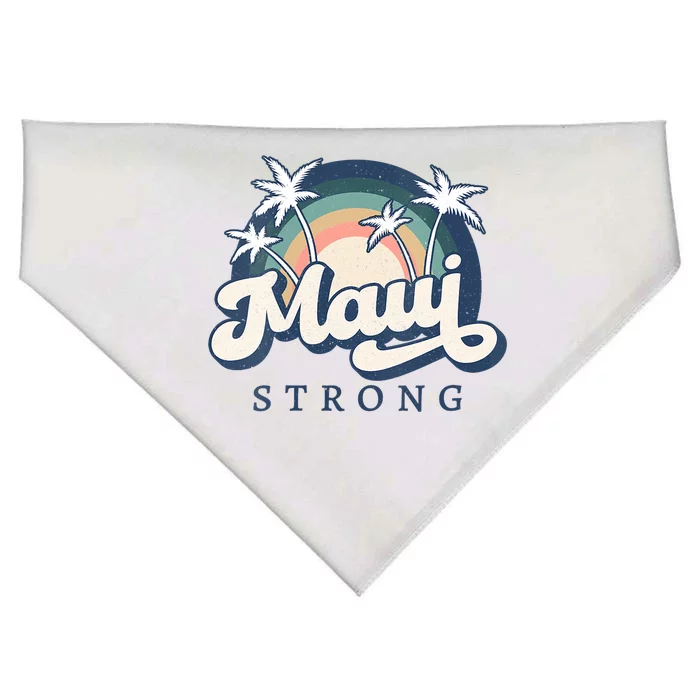 Pray For Maui Hawaii Strong Support Hawaii USA-Made Doggie Bandana