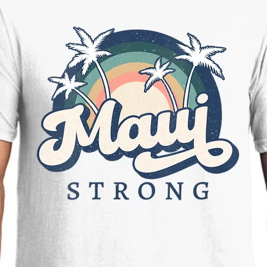 Pray For Maui Hawaii Strong Support Hawaii Pajama Set