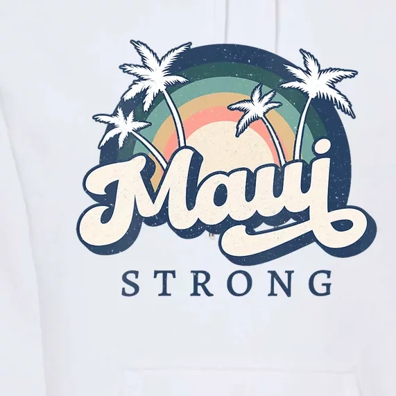 Pray For Maui Hawaii Strong Support Hawaii Premium Hoodie