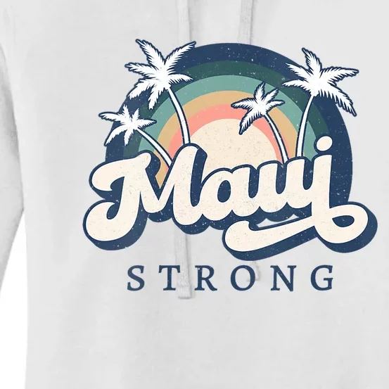 Pray For Maui Hawaii Strong Support Hawaii Women's Pullover Hoodie