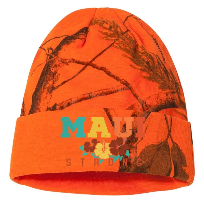 Pray For Maui Hawaii Maui Strong Kati - 12in Camo Beanie