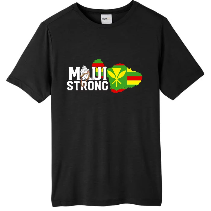 Pray For Maui Hawaii Strong Maui Wildfire Relief ChromaSoft Performance T-Shirt