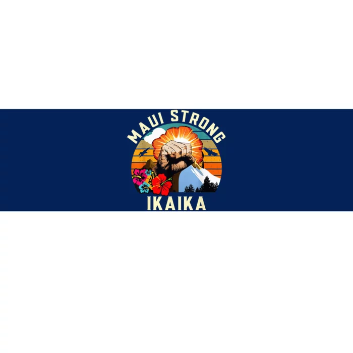 Pray For Maui Hawaii Strong Tee Apparel Matching Family Bumper Sticker