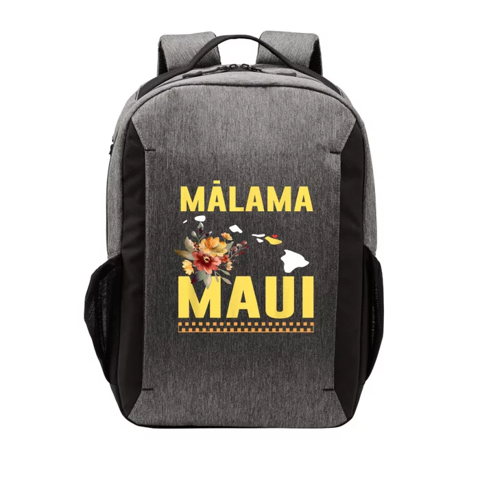 Pray For Malama Maui Hawaii Strong Support Maui Hawaii Vector Backpack