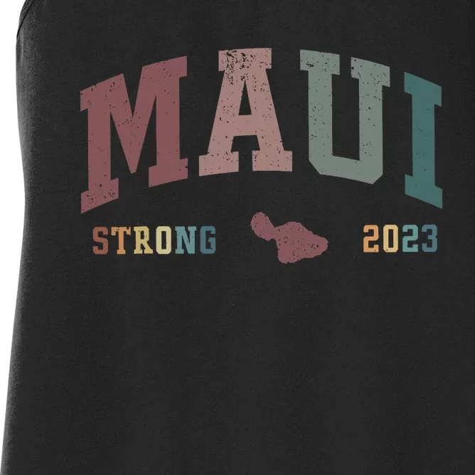 Pray For Maui Hawaii Strong Lahaina Fires Donate Women's Racerback Tank