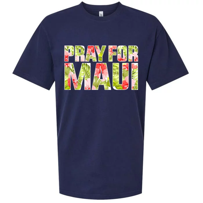 Pray For Maui Hawaii Strong  Maui Fire Relief Efforts Sueded Cloud Jersey T-Shirt