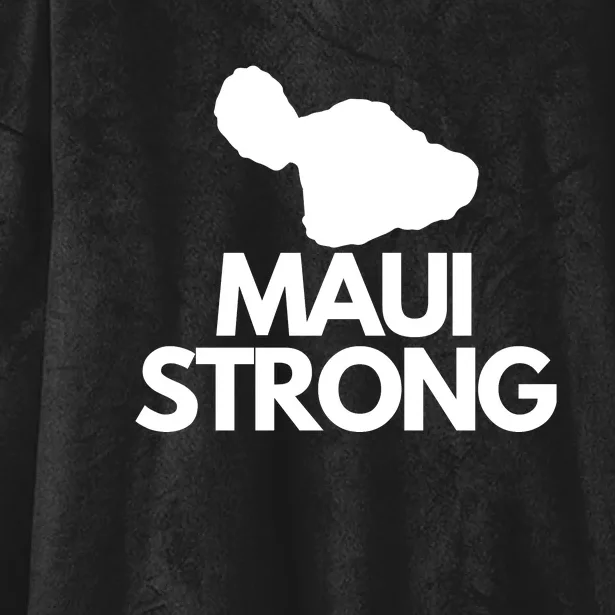 Pray For Maui Hawaii Strong Hooded Wearable Blanket