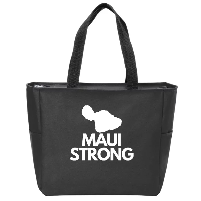 Pray For Maui Hawaii Strong Zip Tote Bag