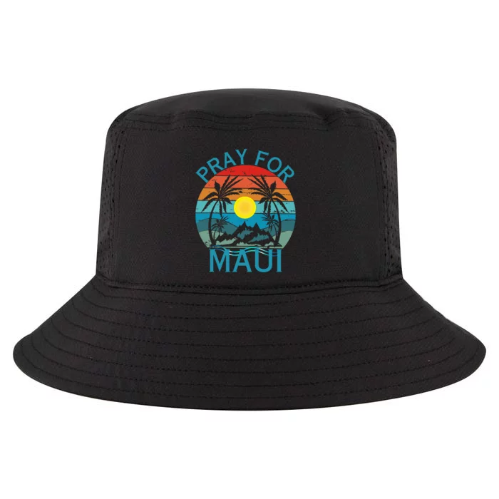 Pray For Maui Hawaii Wildflower Support Men Women Cool Comfort Performance Bucket Hat