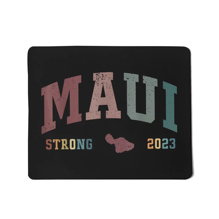 Pray For Maui Hawaii Strong Vintage Design Mousepad