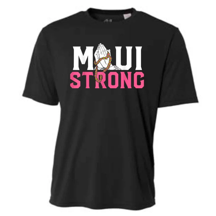 Pray For Maui Hawaii Strong Cooling Performance Crew T-Shirt