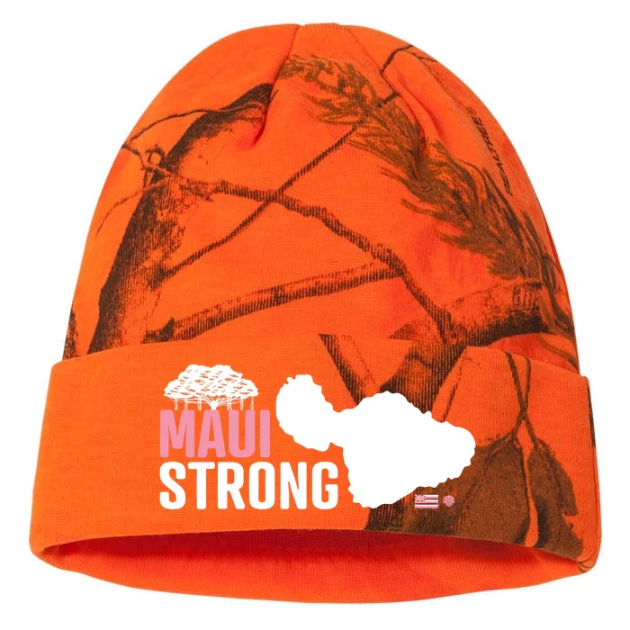 Pray For Maui Hawaii Strong Hawaii Fire Support Kati - 12in Camo Beanie