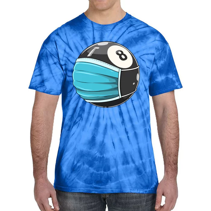 Pool Face Mask Funny Pool Ball Billiard Wearing Mask Cool Gift Tie-Dye T-Shirt