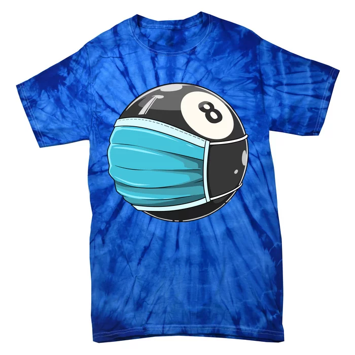 Pool Face Mask Funny Pool Ball Billiard Wearing Mask Cool Gift Tie-Dye T-Shirt