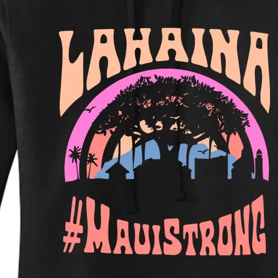 Pray For Maui Hawaii Strong Tee Apparel Matching Family Women's Pullover Hoodie