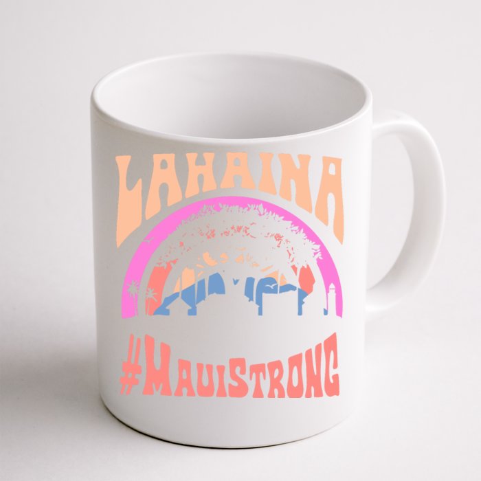 Pray For Maui Hawaii Strong Tee Apparel Matching Family Front & Back Coffee Mug