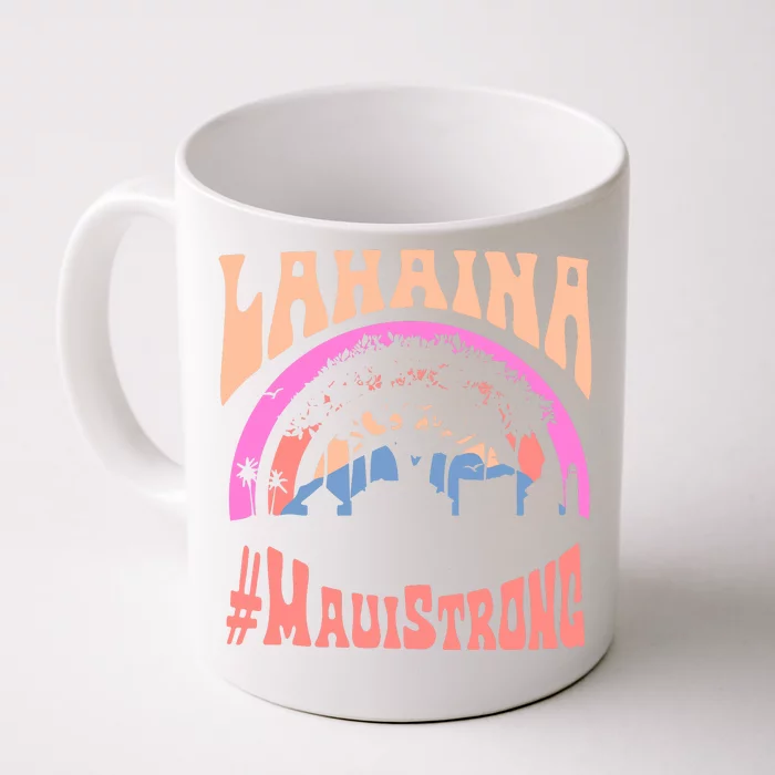 Pray For Maui Hawaii Strong Tee Apparel Matching Family Front & Back Coffee Mug