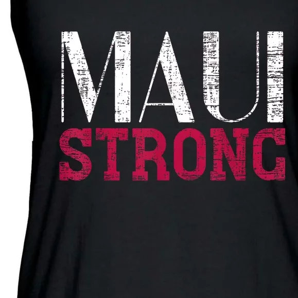 Pray For Maui Hawaii Strong Ladies Essential Flowy Tank