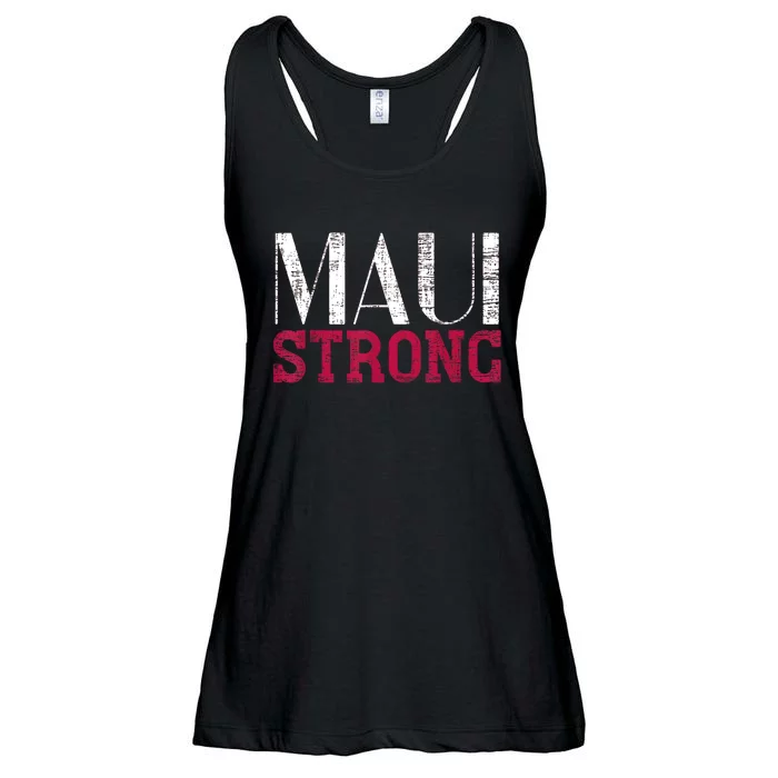 Pray For Maui Hawaii Strong Ladies Essential Flowy Tank