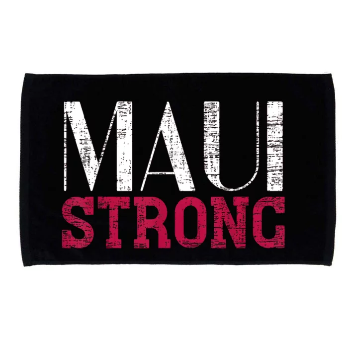 Pray For Maui Hawaii Strong Microfiber Hand Towel