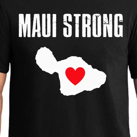 Pray For Maui Hawaii Strong Retro Gift Maui Strong Pajama Set