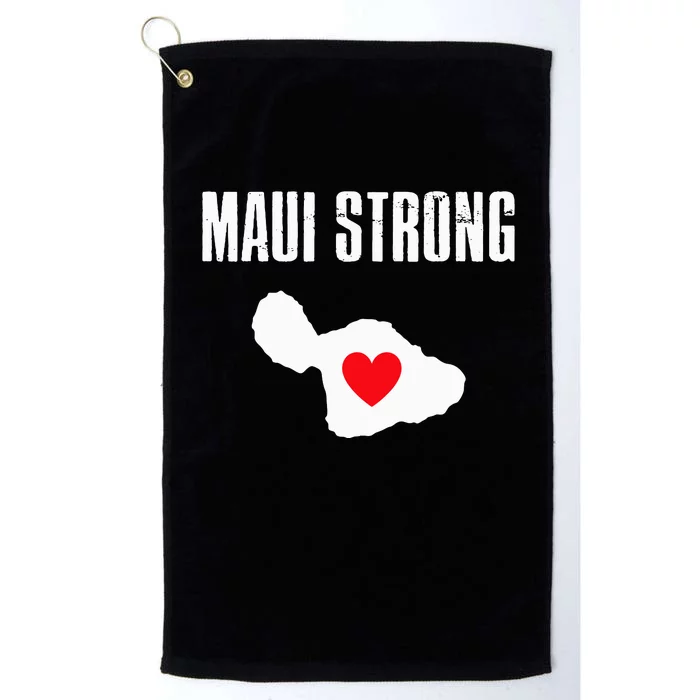 Pray For Maui Hawaii Strong Retro Gift Maui Strong Platinum Collection Golf Towel