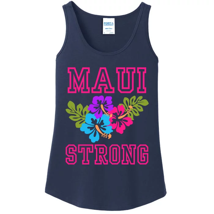 Pray For Maui Hawaii Strong Lahaina Hawaiian Islands Ladies Essential Tank