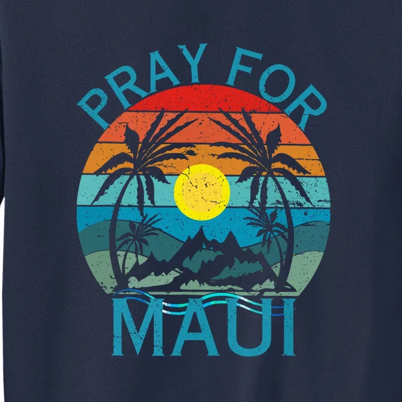 Pray For Maui Hawaii Wildflower Support Gift Sweatshirt