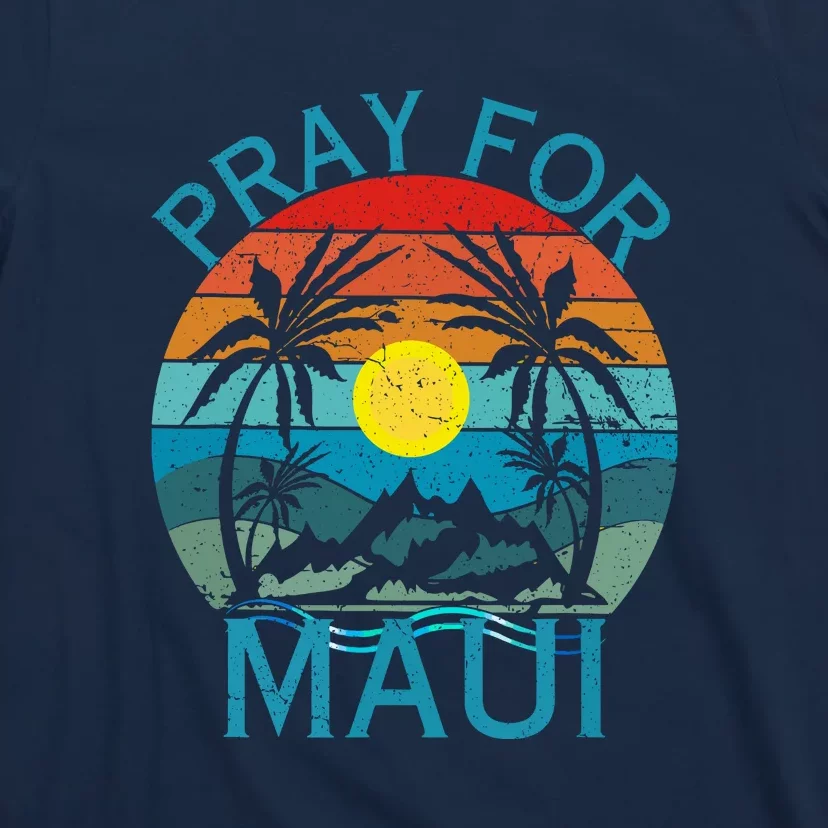 Pray For Maui Hawaii Wildflower Support Gift T-Shirt