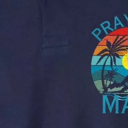 Pray For Maui Hawaii Wildflower Support Gift Softstyle Adult Sport Polo