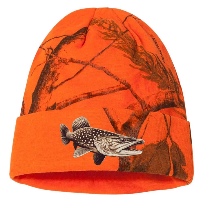 Pike Fish Monchrome Kati - 12in Camo Beanie