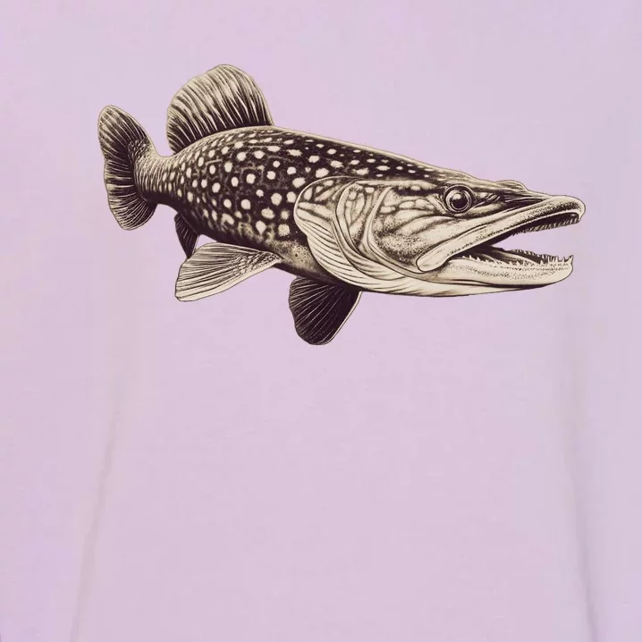 Pike Fish Monchrome Garment-Dyed Sweatshirt