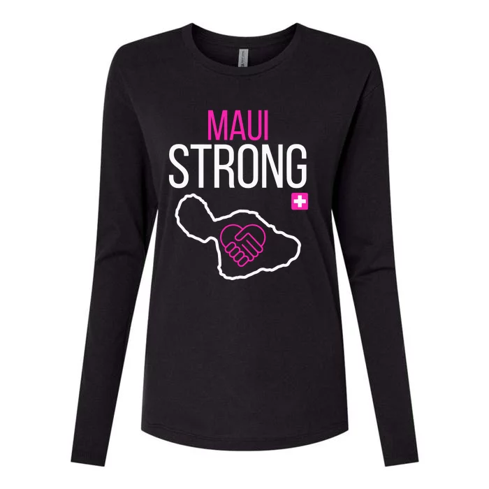 Pray For Maui Hawaii Strong Gift Womens Cotton Relaxed Long Sleeve T-Shirt