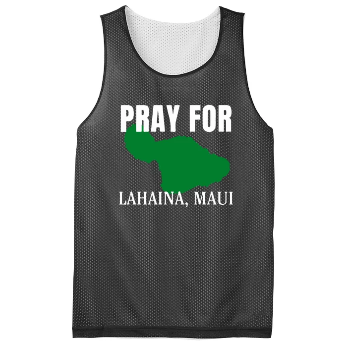 Pray For Maui Hawaii Strong Wildfire Support Gift Mesh Reversible Basketball Jersey Tank