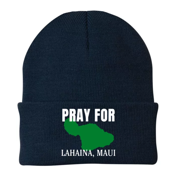 Pray For Maui Hawaii Strong Wildfire Support Gift Knit Cap Winter Beanie