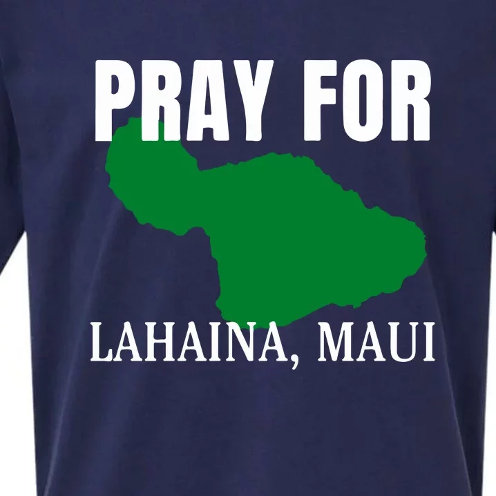 Pray For Maui Hawaii Strong Wildfire Support Gift Sueded Cloud Jersey T-Shirt