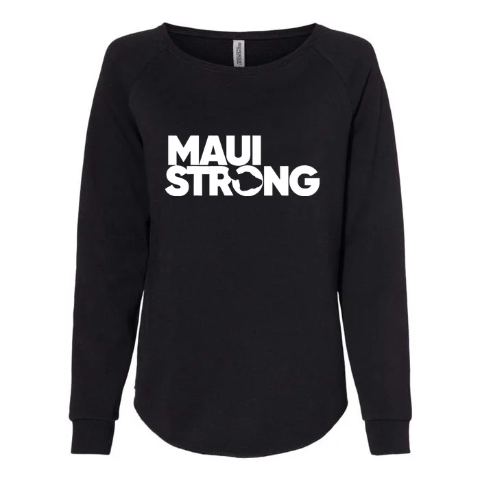 Pray For Maui Hawaii Strong Gift Maui Fires Womens California Wash Sweatshirt