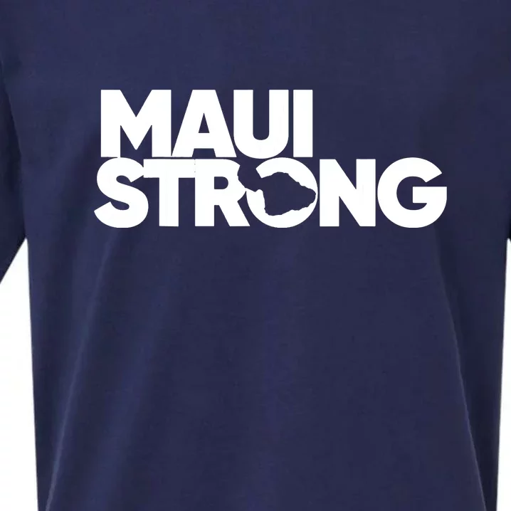 Pray For Maui Hawaii Strong Gift Maui Fires Sueded Cloud Jersey T-Shirt