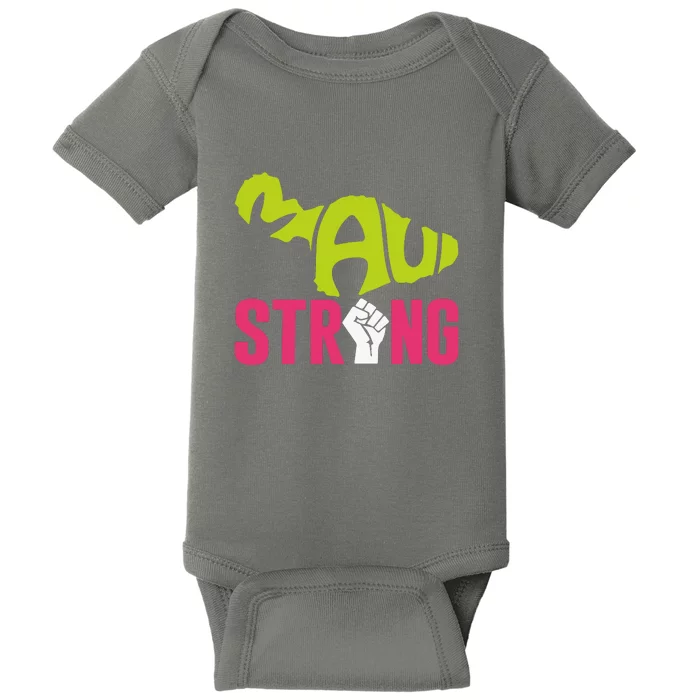 Pray For Maui Hawaii Strong Wildfire Support Gift Baby Bodysuit