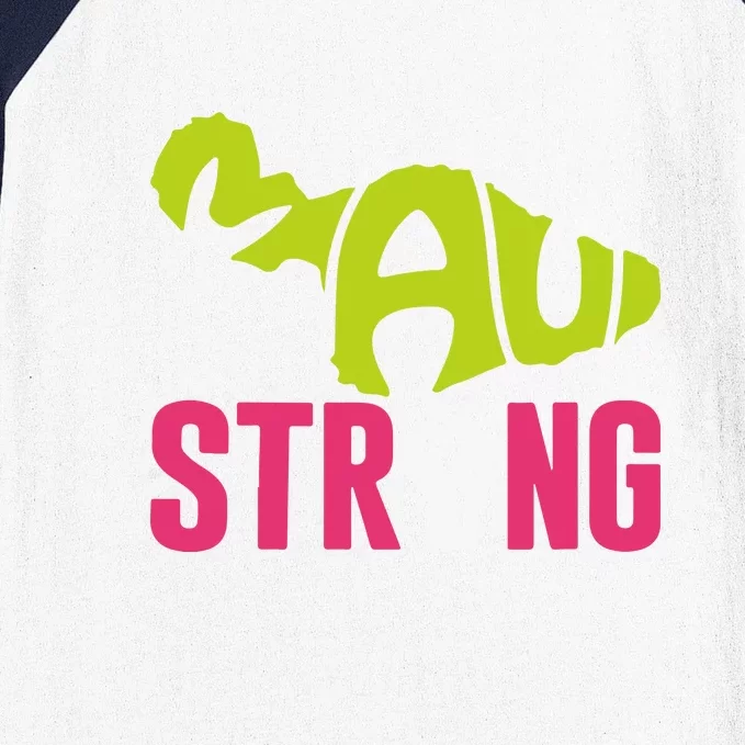 Pray For Maui Hawaii Strong Wildfire Support Gift Baseball Sleeve Shirt