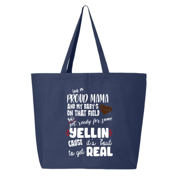 Proud Football Mama 25L Jumbo Tote