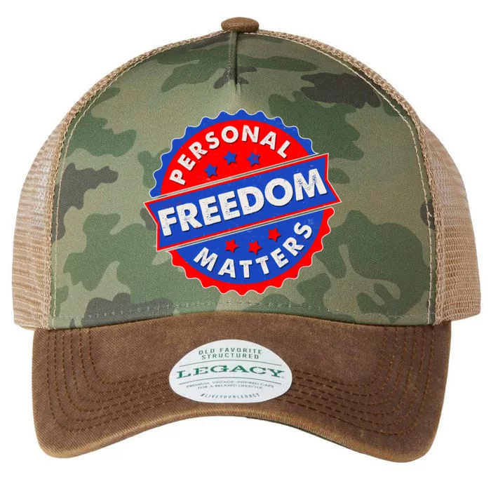 Personal Freedom Matters Emblem Legacy Tie Dye Trucker Hat