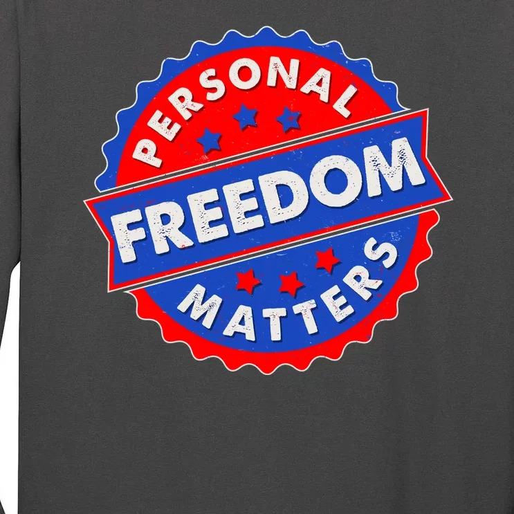 Personal Freedom Matters Emblem Tall Long Sleeve T-Shirt